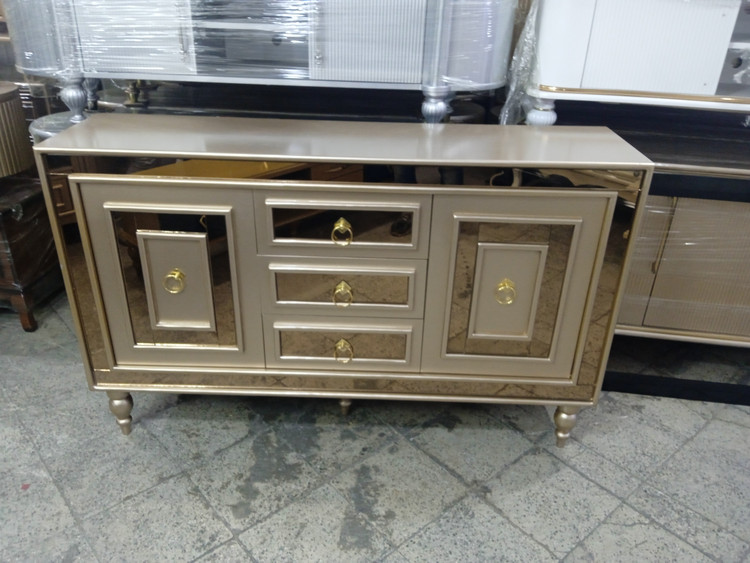 آینه کنسول چوبی رنگ طبق سفارش